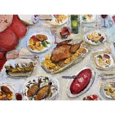 Millennium in Ukrainian style – Ukrainian Christmas, festive table, oil painting by Marina Stognieva Millennium in Ukrainian style – Ukrainian Christmas, festive table, oil painting by Marina Stognieva
